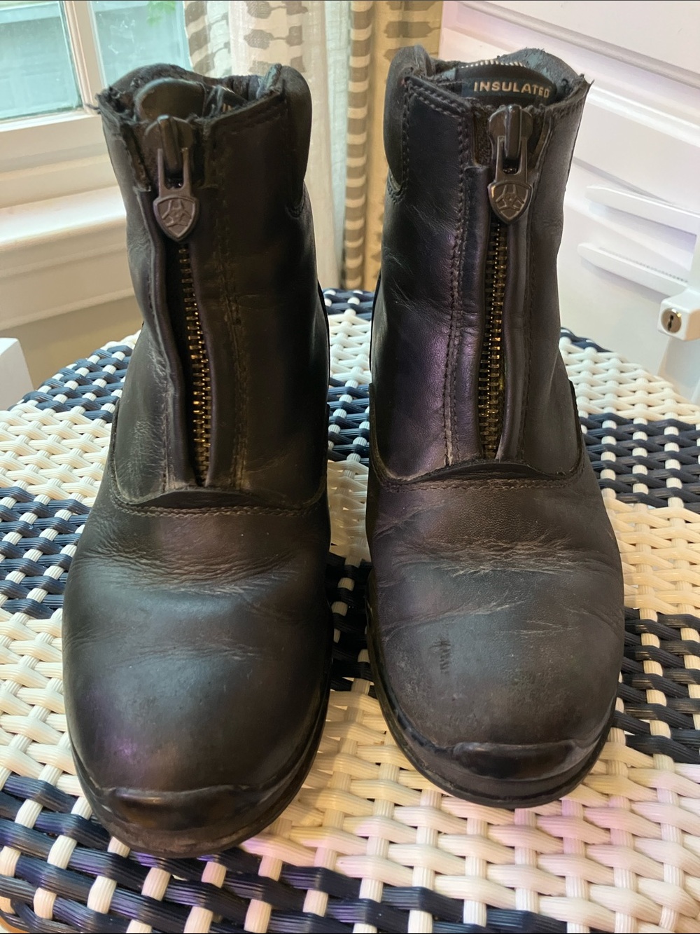 Black Insulated Kid’s Horse Riding Boots